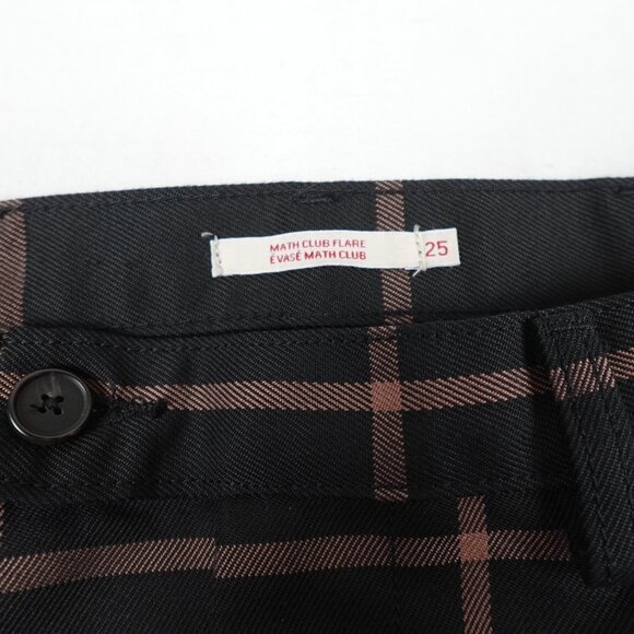 Levi's Premium Math Club Flare Pants Women's 25 (27x27) High Rise Trousers - Picture 4 of 14